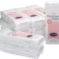 Hartmann 110123 Cotton Wool Pleat 12 Packs of 100 g
