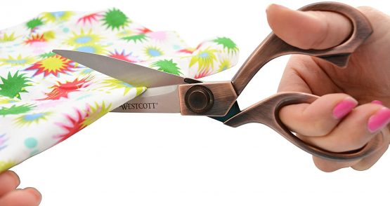 Westcott E-16459 00 Vintage Scissors, 9 cm Stainless Steel Blades, Copper Handle, 8" - Image 3