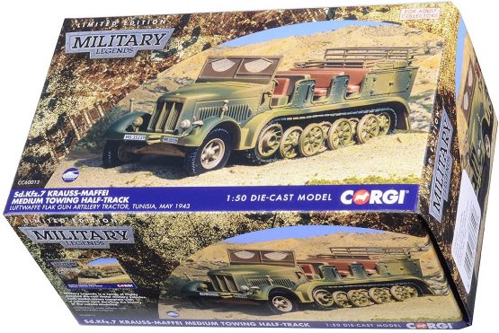Corgi CC60013 Sdkfz 7 Artillery Tractor – Tunisia 1943 Classic - Image 4
