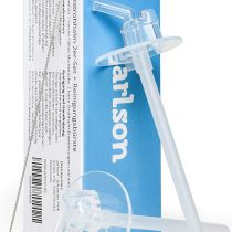 Jarlson replacement straws | spare parts | 2x silicone mouthpiece and 2 extensions for straw | Including straw brush | BPA-free