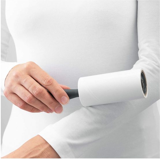 IKEA BASTIS Set of 3 x Grey Lint Rollers with 4 x Refill Rolls - Image 4