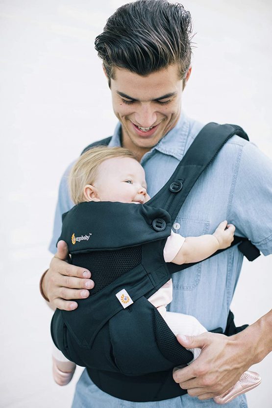 Ergobaby Baby Carrier Up to 3 Years with Cool Air Mesh, Onyx Black - Image 2