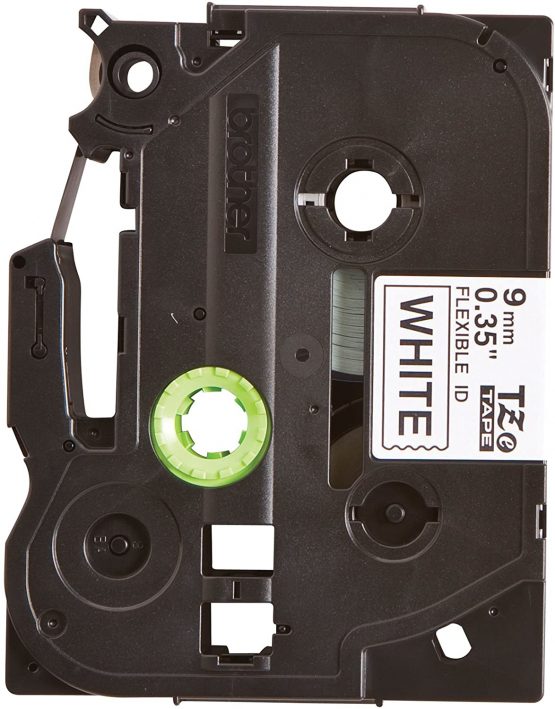 Brother TZe-FX221 Labelling Tape Cassette, Black on White, 9mm (W) x 8M (L), Flexible ID, Brother Genuine Supplies - Image 3