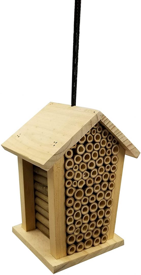 Dehner Natura Louisiana Insect Hotel Approx. 19 x 15 x 12 cm Natural Pine