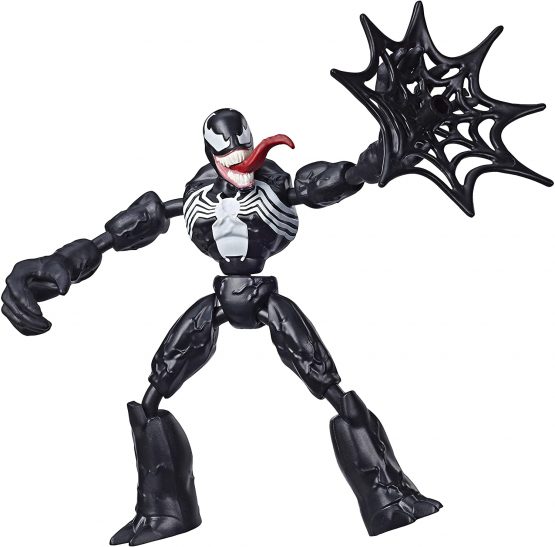 Marvel Spider-Man Bend and Flex Venom Action Figure Toy, 30 cm Flexible Figure, Includes Web Accessory, for Children Aged 6 and up - Image 2