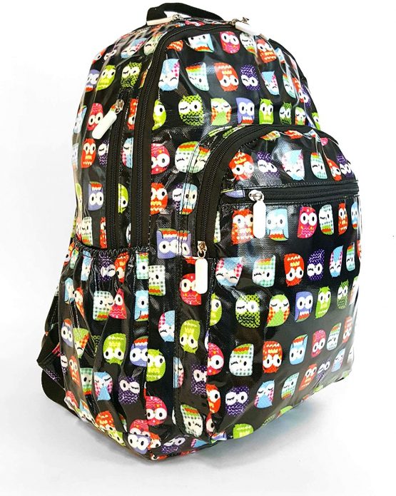 GFM® Gloss Finish OilCloth Waterproof Backpack for Everyday use, School, College, Gym, Travel etc (1118) - Image 2