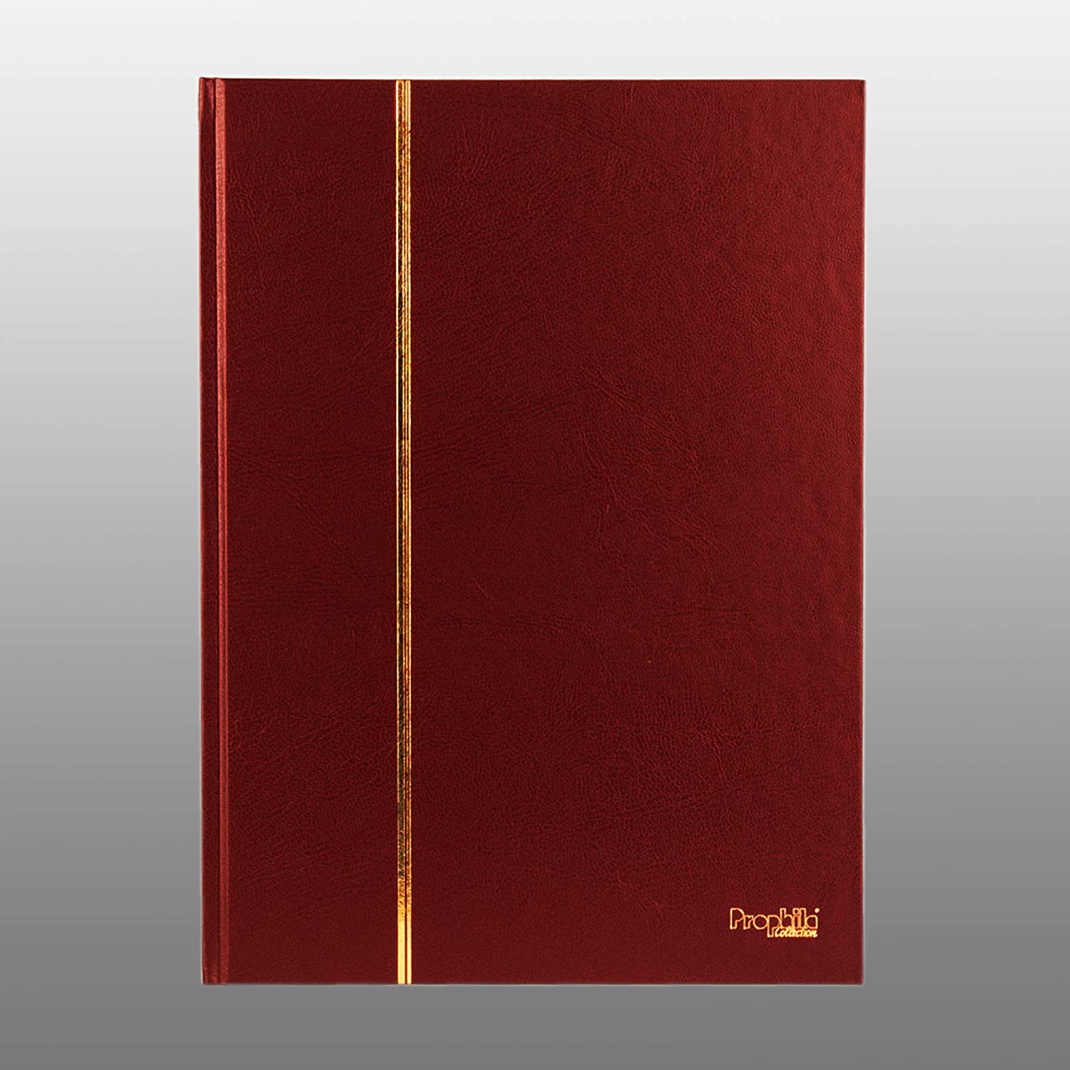 Prophila stamp album (new) 16 white sides, red cover, 22.9 cm x 22.9 cm x 30.5 cm - Image 2