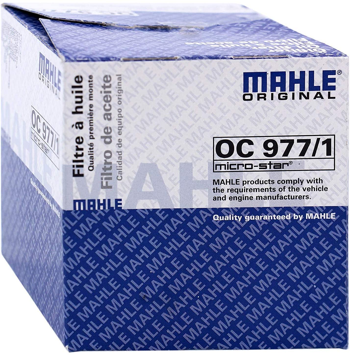 MAHLE OC 977/1 Oil Filter - Image 3