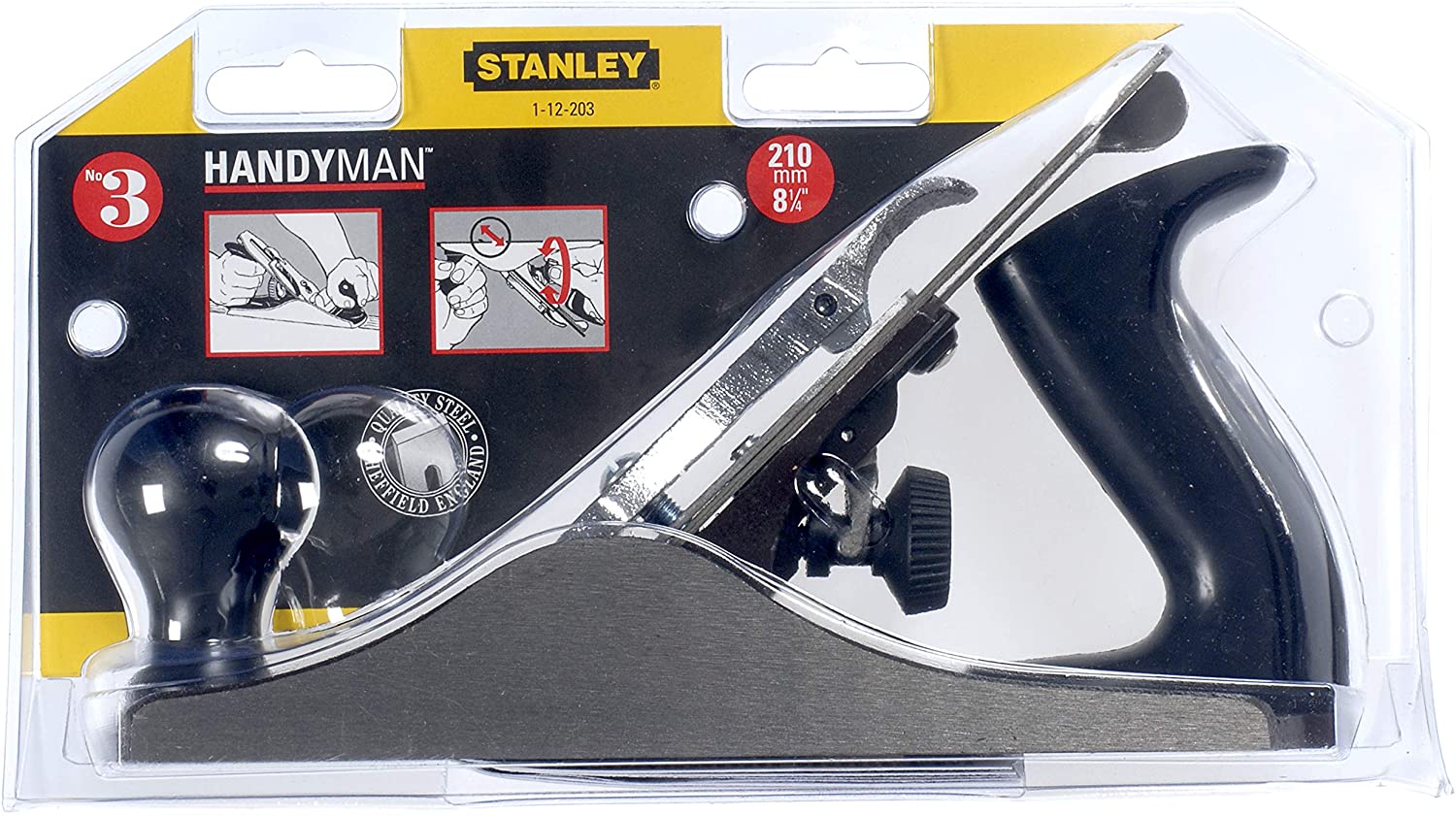 Stanley Smoothing Planes Handyman, 210 mm, 1-12-203, Multi-colour, 240 mm - Image 2