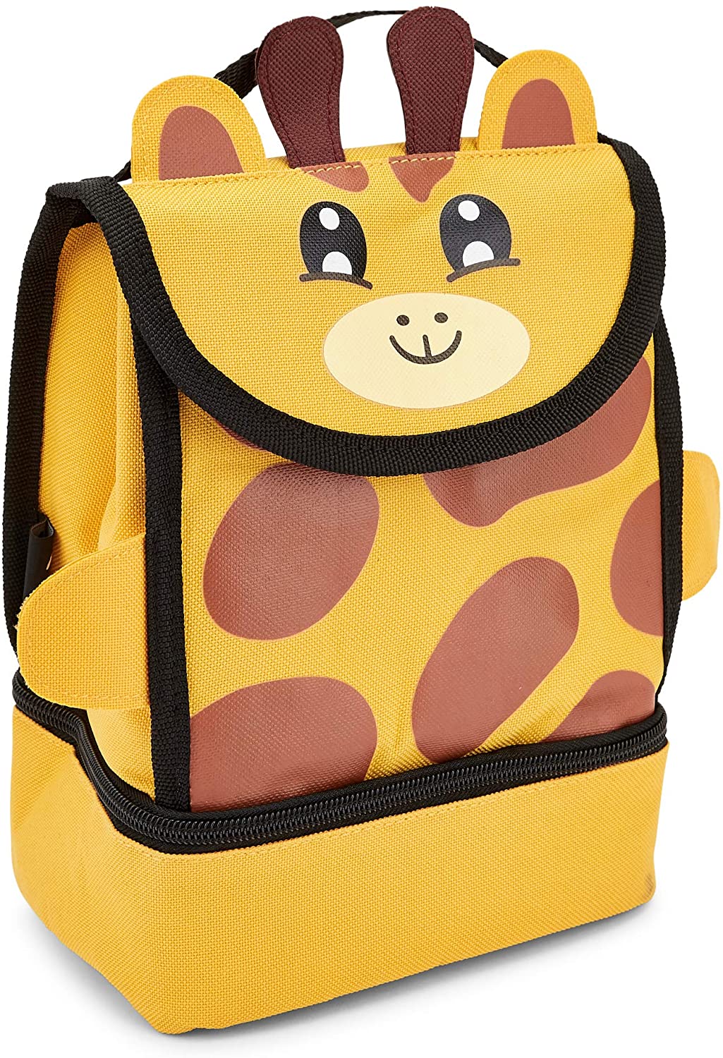 Zappi Co Children's Giraffe Backpack Triple Set, Comes with Backpack, Lunch Box, and Pencil Case - Image 3