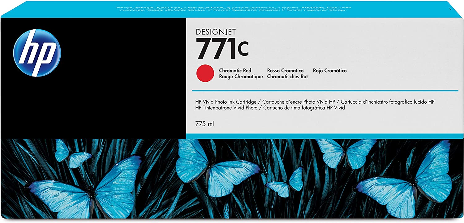 HP B6Y08A Ink Cartridge for DNJ Z6200 - Chromatic Red