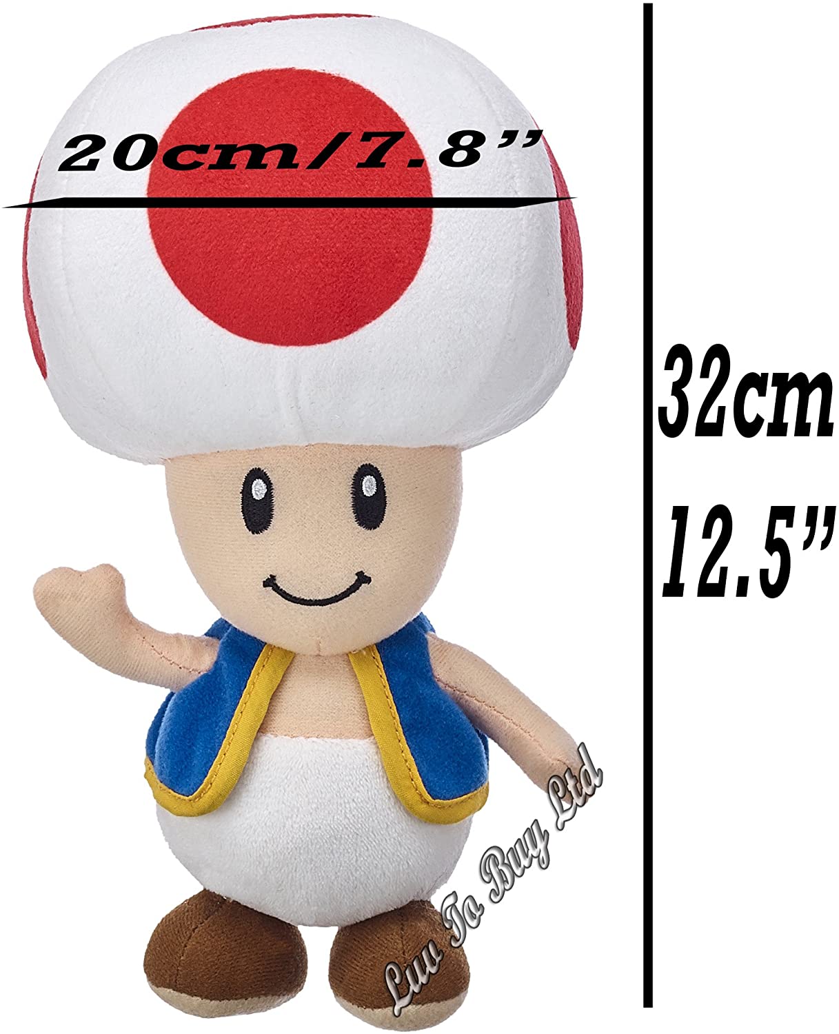 Super Mario Kong Luigi Toad Yoshiplushsoft Toys5 Characters Available Toad 32cm Bigamart 2806