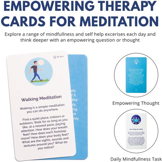 30 Day Mindfulness Card Challenge Toolkit - Enjoy A Month Of Self Care, Mindfulness, Journaling & Much More With Mindful Therapy Card Kit For Adults, Teens & Kids - Image 3