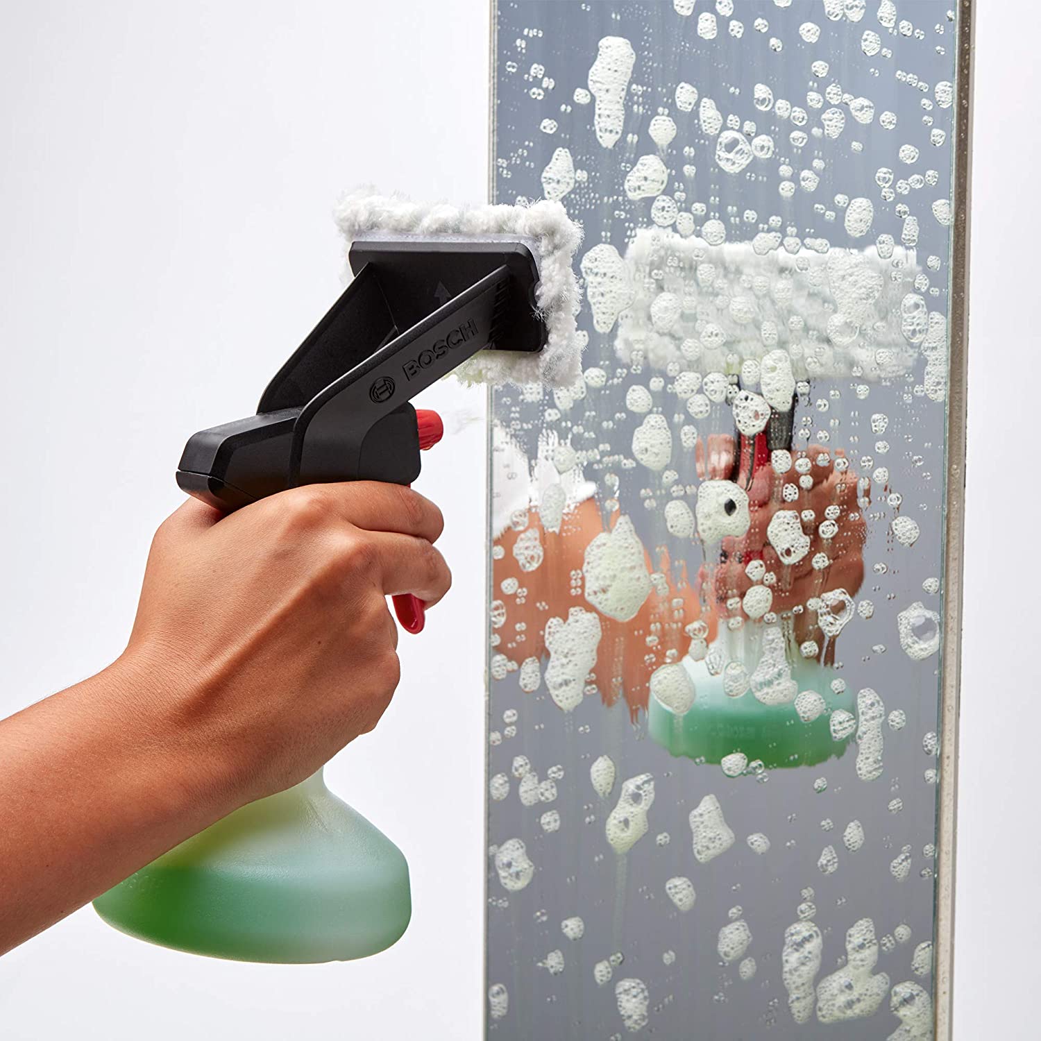 Bosch Small Replacement Microfiber Cloth (for GlassVAC Window Vacuum for Glass and Smooth Surfaces 2 Pieces) - Image 4