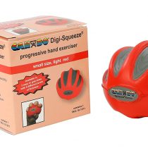 Hand exerciser - finger strengthener Cando Digi-Squeeze, red (light), 10-1971
