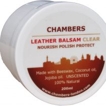 Chambers Leather Natural Balsam Conditioner and Restorer 200ml Suitable for All Smooth Leather, Perfect for Aniline Leather Sofas