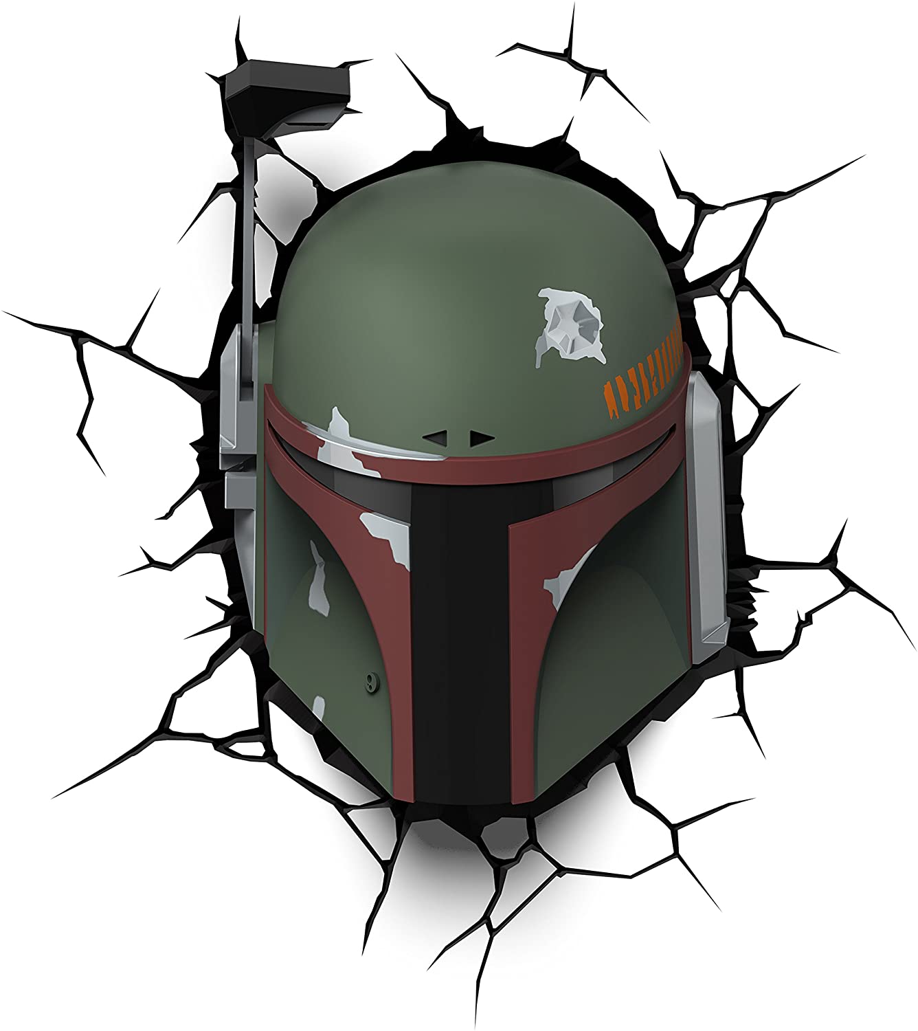 3DLightFX Star Wars Boba Fett 3D Deco Light, Black