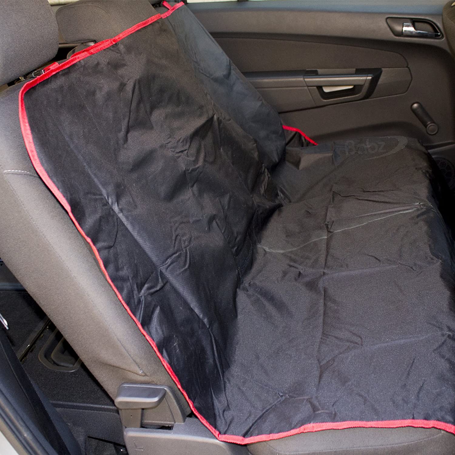 Babz 2 in 1 Boot Liner & Car Seat Cover - Ideal for Pets - BLACK - Image 2