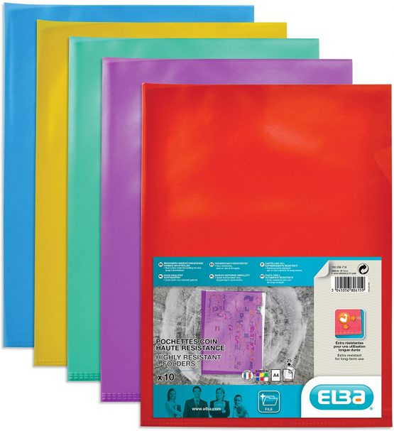ELBA Sichthüllen, Transparent, DIN A4, aus PVC, 0,15 mm,