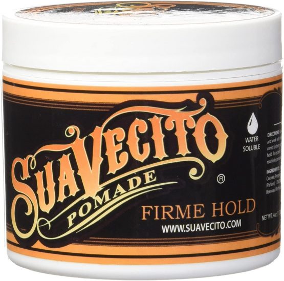 Suavecito Firme Strong Hold Pomade, Strong Hold Pomade For Men, Medium Shine Water Based Wax Flake Free Hair Gel, Easy To Wash Out, All Day Hold For All Hairstyles, 4oz/113g - Image 2