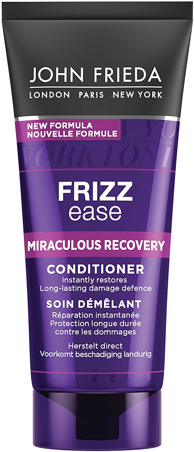 John Frieda Frizz Ease Miraculous Recovery Mini Conditioner 50ml, Repairing Travel Conditioner for Damaged Hair and Split Ends