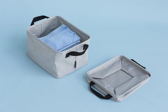 Brabantia 105685 Foldable Laundry Basket - Grey, 35 L - Image 4