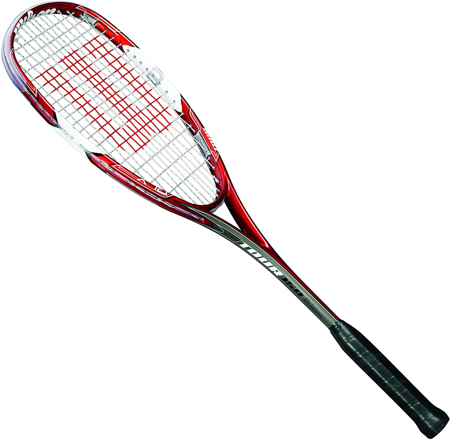 Wilson Squash 1/2 Cvr Racquet - Red/White, Graphite, One Size, Red / White - Image 2