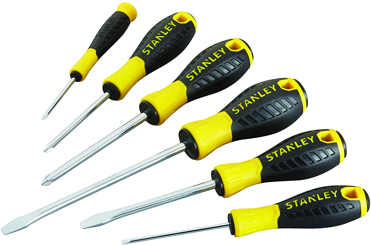 STANLEY STHT0-60208 Essential Screwdriver Set - Yellow (6-Piece) - Image 2