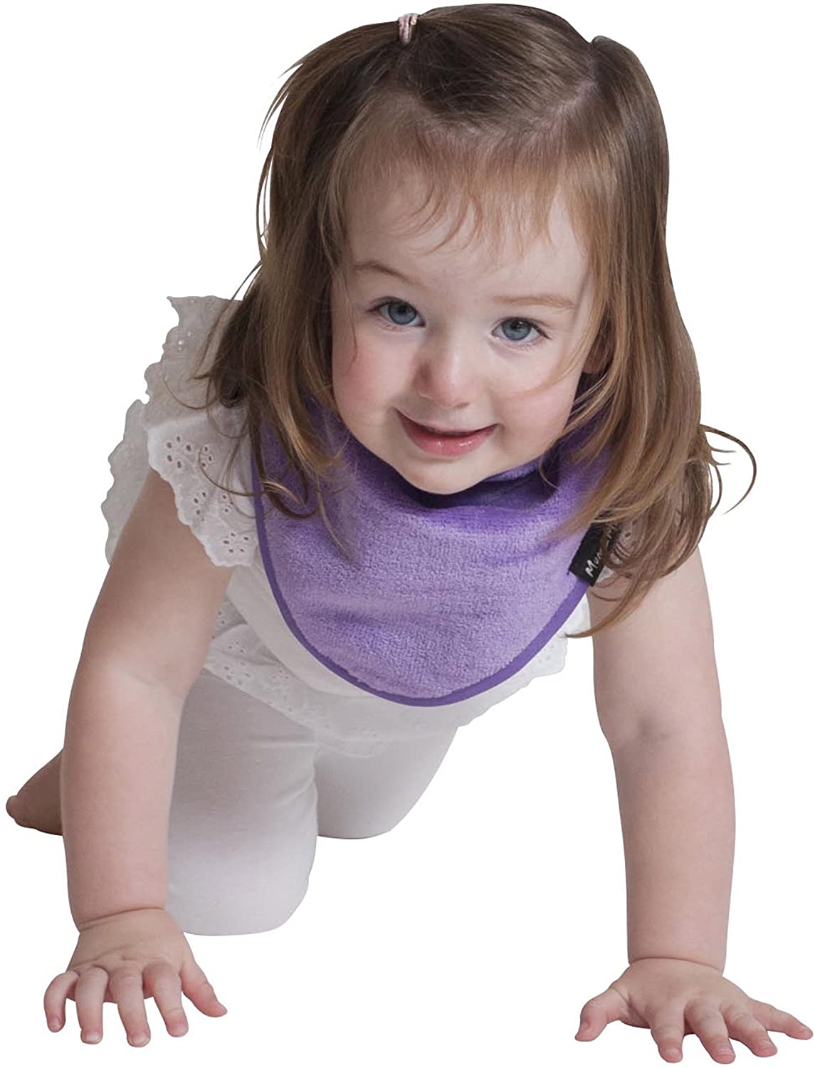 Mum 2 Mum Bandana Bib, 3 pack - Hot Pink, Purple, Baby Pink - Image 2