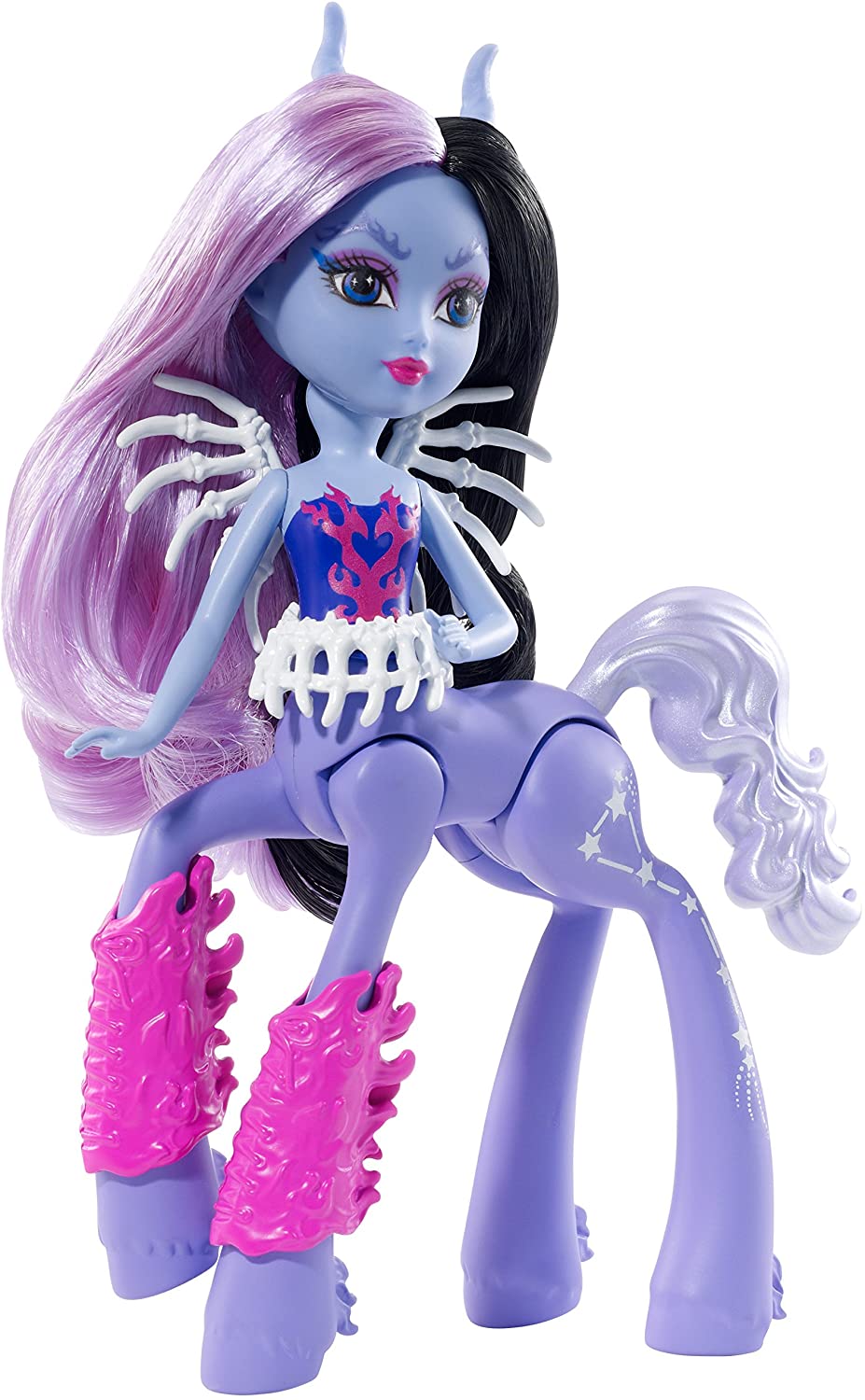 Monster High Fright-Mares Onyx Firehoof Figure Doll, Purple, 6 inches - Image 3