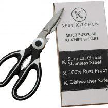 Best kitchen Heavy Duty Cooking Scissors for Poultry, Meat, Herb Cutting – Multipurpose Dishwasher Safe Kitchen Shears - Surgical Grade Stainless Steel