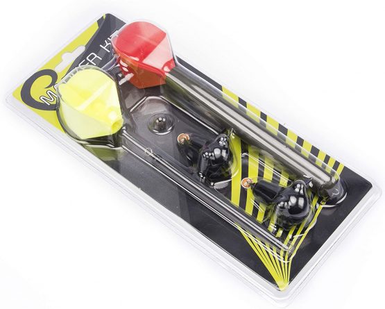 NEWSHOT Highly Visible Marker Float Set for Coarse Carp Fishing, Vertical Buoy with Weight