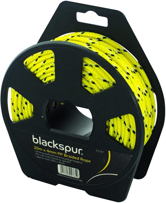 17 m x 4 mm Polypropylene Braided Rope on Reel