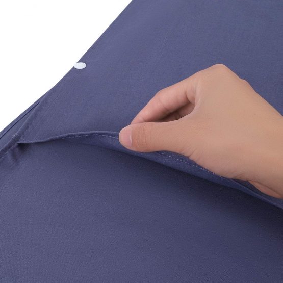 Travel Sleeping Bag Liner Portable Camping Bed Sheet Adult Kids Cotton Double Travel Sleep Bag with Pillow Pockets Lightweight Prevent Dirty for Hostels Bed,Trains,Hiking, Picnic,Trains,Business trip - Image 4