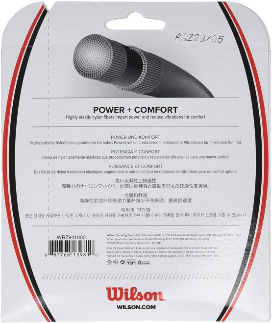 Wilson Sensation Tennis Racket String 15 G/1.35 mm, Comfort - Image 2