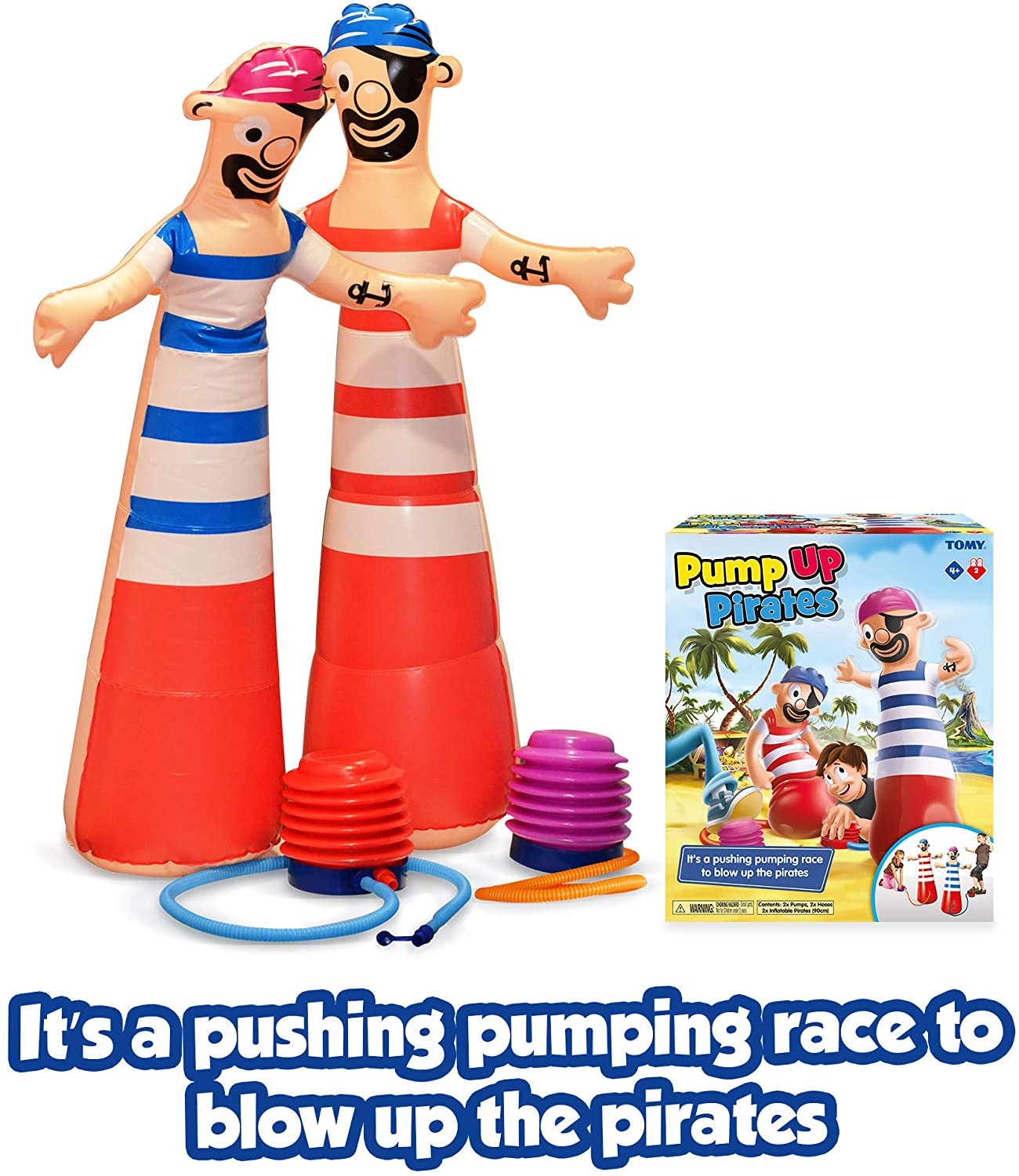 TOMY Pump Up Pirate Children's Action Board Game, Family & Preschool Kids Game, Action Game for Children 4, 5, 6, 7 - Image 3