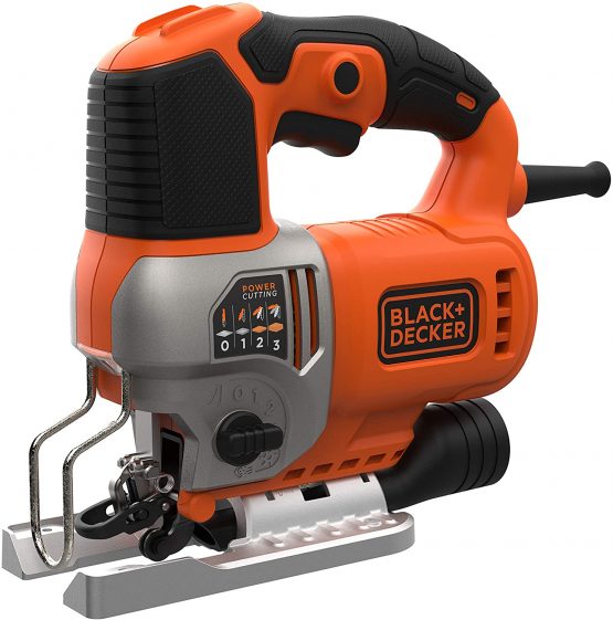 BLACK+DECKER BES610K-QS BES610K-QS-Sierra de Calar 650W Pendular con maletín