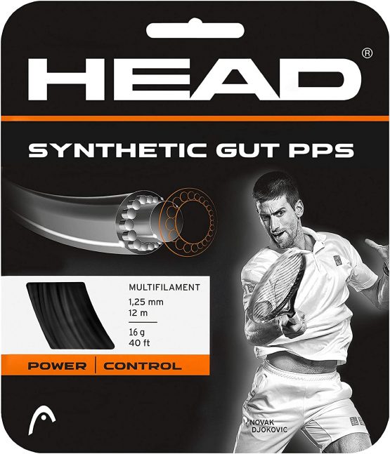 HEAD Synthetic Gut PPS Set Racquet String-Multi-Colour/Yellow, Size 15L