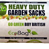 100Litre,10 Heavy Duty Garden Sacks Bags-Made from Recycled Waste - EcoBag