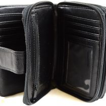 Ladies Super Soft Nappa Leather Bi-Fold Purse with Multiple Compartments and Slots