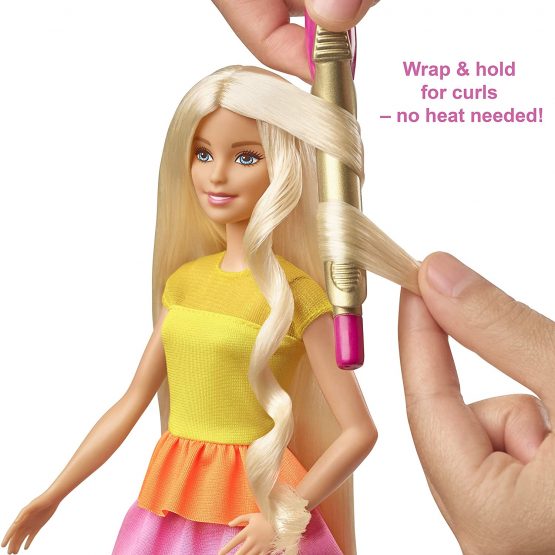 Barbie Ultimate Curls Doll and Playset - Image 4