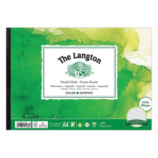 DR Langton Gummed Pad Not - A4, GDALGPA4