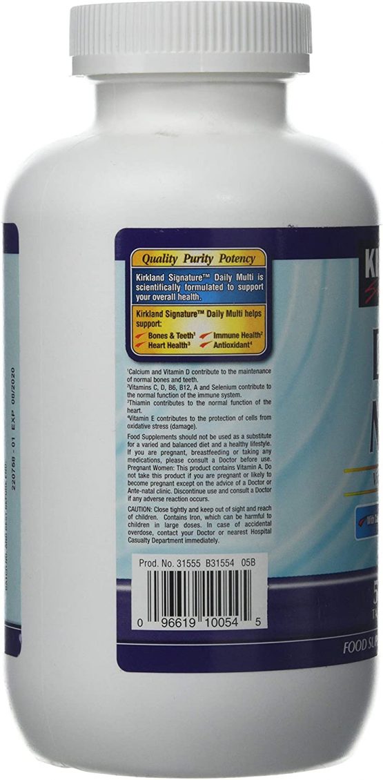 Costco Kirkland Signature Daily Multi Vitamins and Minerals Tablets