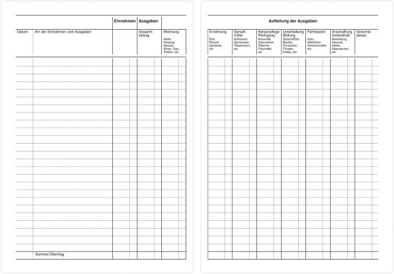Herlitz Accounts Book A5 40 Sheets – Pack of 1 - Image 2