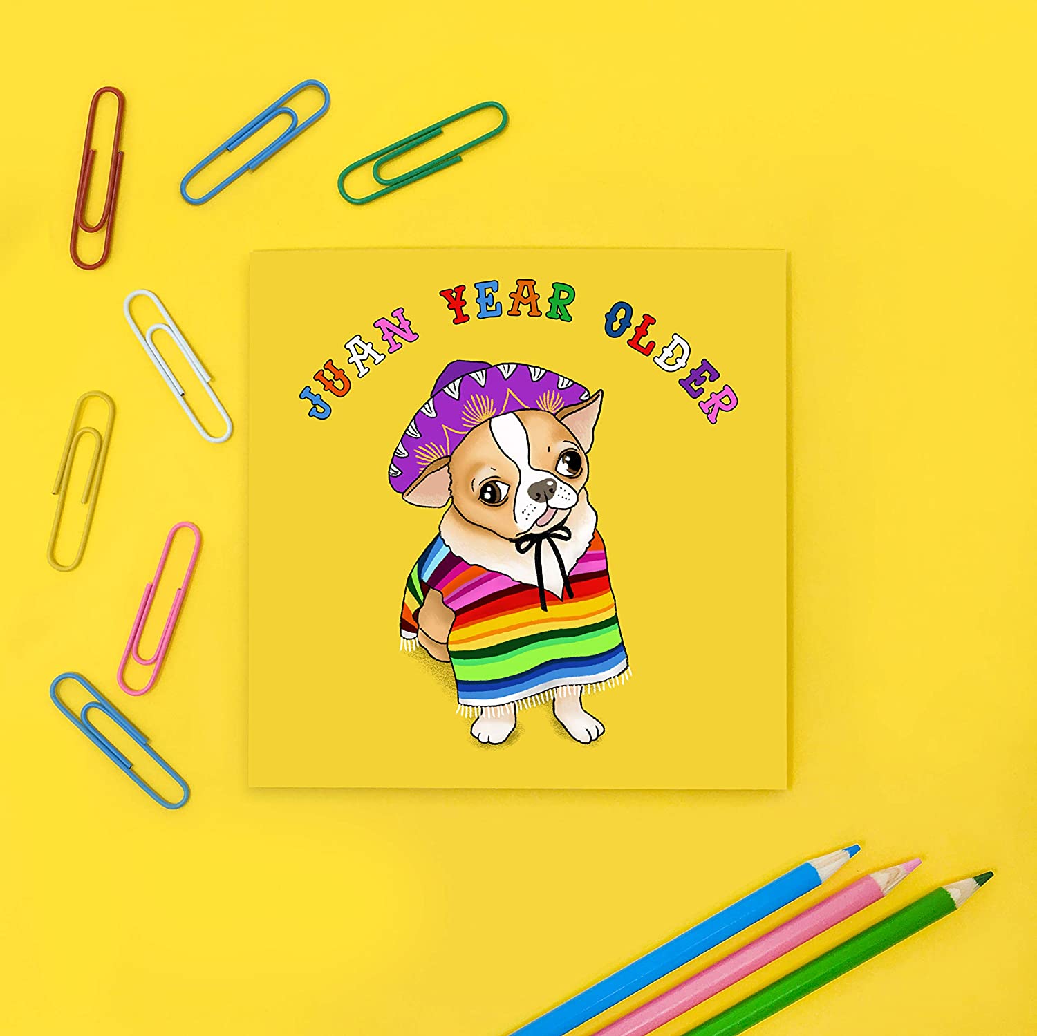 Central 23, Funny Birthday Card, 'Juan One Year Older' For Him or Her - Image 3