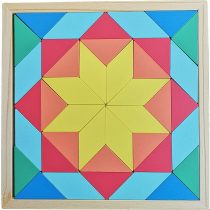 B&Julian MZ1106-4530 Tile Geometry Puzzle Multi-Coloured