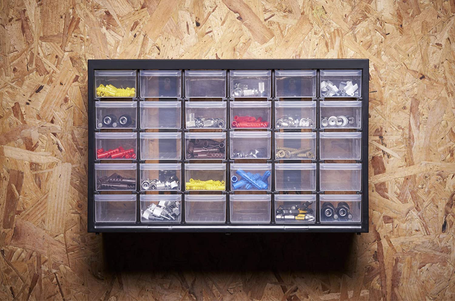 STANLEY Multi-Purpose Storage Box with 30 Small Drawers, 1-93-980, Black, 36,5 x 15,5 x 22,5 cm - Image 4