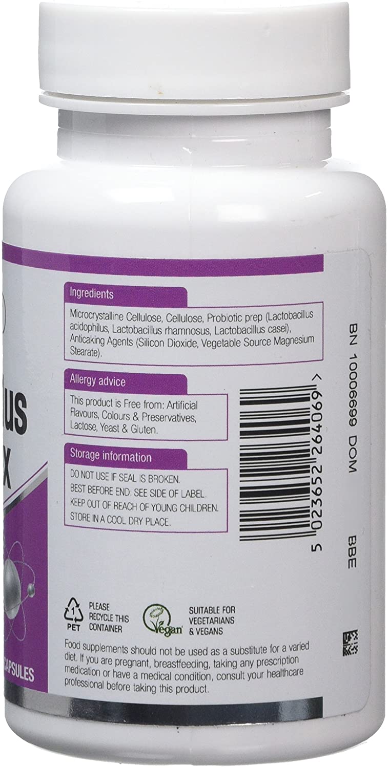 Natures Aid Acidophilus Complex 5 Billion CFU, High Strength Probiotic Supplement 5 Billion Live Bacteria - Image 2