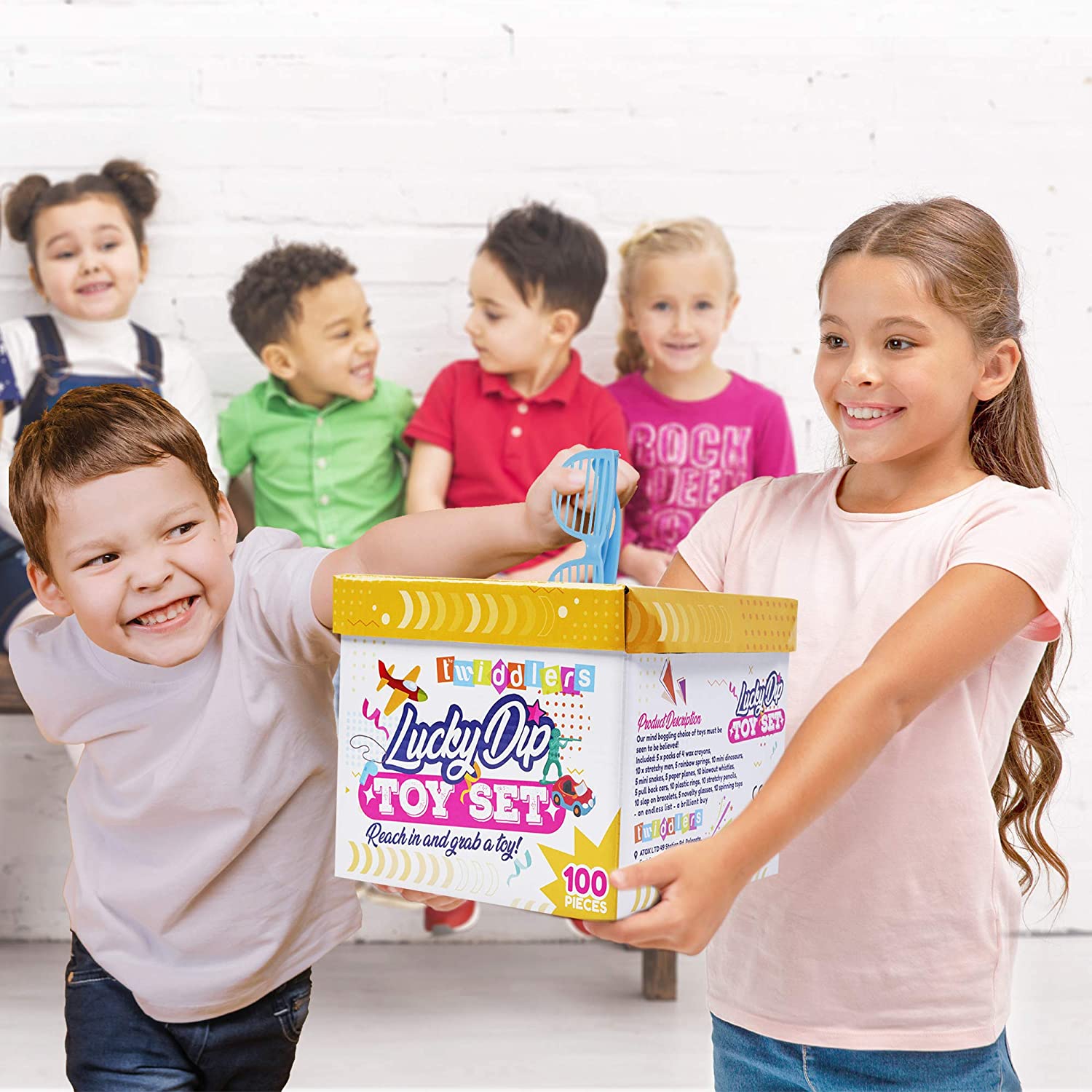 THE TWIDDLERS - 100 Pc Mega Birthday Lucky Dip Toy Selection for Boys & Girls - Image 3