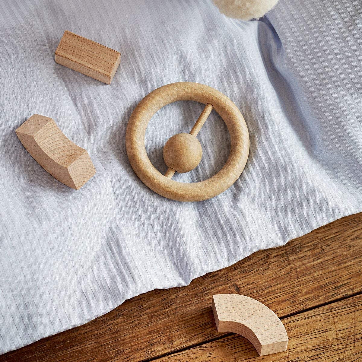 Kay Bojesen Wooden Rattle, Brown, 8 x 8 cm, 8 x 8 x cm - Image 2